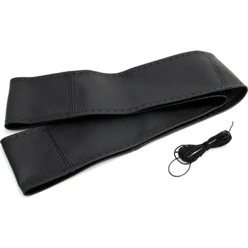 Potah na volant AMIO (POLAND) | Potah volantu kožený šněrovací 37-39cm / 92mm, 01761