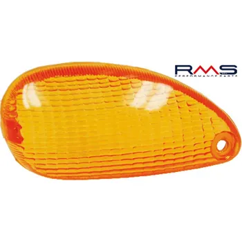 Osvětlení pro motocykl Sklo blinkru - pravé zadní RMS 246470090 oranžová Homologace