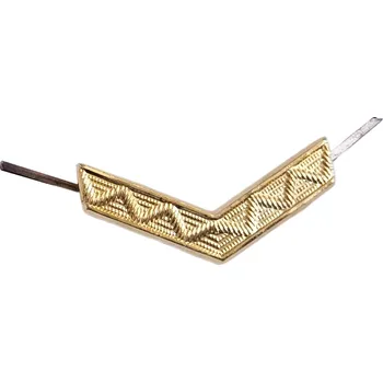 ARMÁDNÍ ORIGINÁL ČSLA Odznak ČSLA kolejnička zlatavá litá