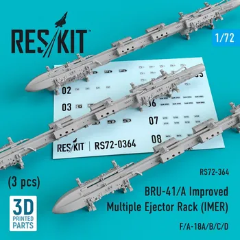 Plastikový model Reskit 1/72 BRU-41/A Improved Multiple Eject Rack (IMER)