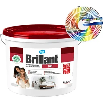 barva na zeď Het Brillant 100 - tónovaný - 3 kg Velikost balení: 3 kg, Odstín HET IMPULS: N-138-3