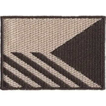 Nášivka NAVYS Nášivka vlajka Česká republika střední šikmé pruhy desert zrcadlová velcro A-20sz