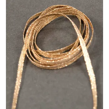 Lurexová šňůrka zlatá - šířka 0,45 cm