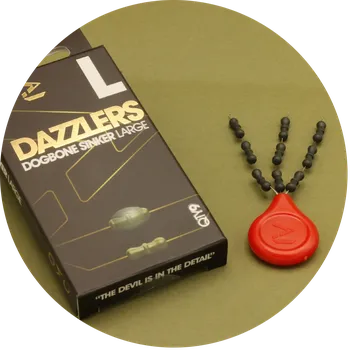 One More Cast Zátěže Dazzlers DogBone Sinkers 9 ks - L