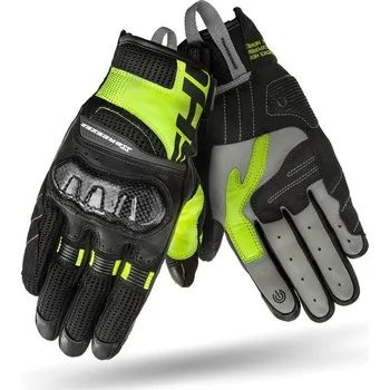 Moto rukavice SHIMA Rukavice na motorku X-Breeze 2 černé/žluté fluo L