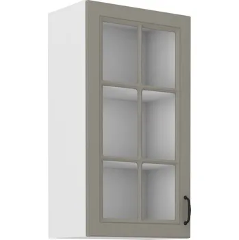 Kuchyňská skříňka Horní skříňka STILLO SVĚTLE ŠEDÁ / BÍLÁ 40 GS-90 1F