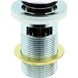 Hydroland Umyvadlová výpusť kruhová s přepadem HYD K.KKD.BI Click-Clack kulatý - keramika, bílý