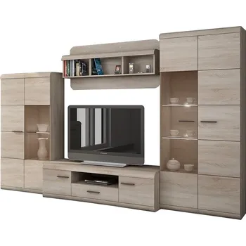 Obývací stěna Obývací stěna Link 300 x 194 x 54 cm dub sonoma