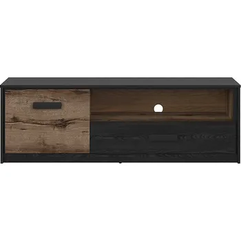 Televizní stolek Brwcz Lož.KASSEL RTV1D1S dub monastery/dub černý