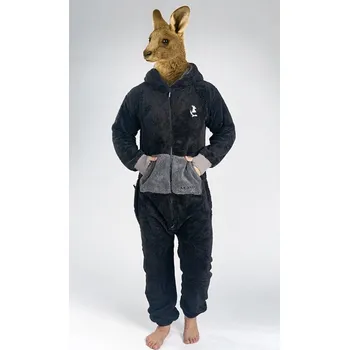 Dámský overall Dupačky teddy černá kočka XL - černá