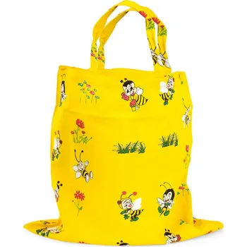 Nákupní taška H. Holtermann Bavlněná taška "Barevné včely" 42 x 39