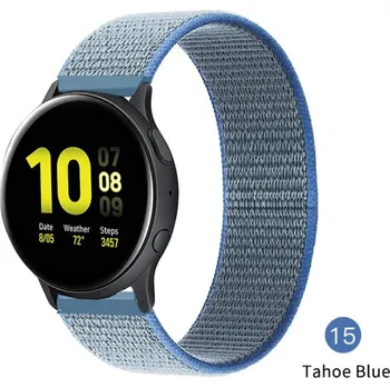 Nylonový Pásek Na Hodinky 20 Mm - Řemínek Varianta: Tahoe Blue 15