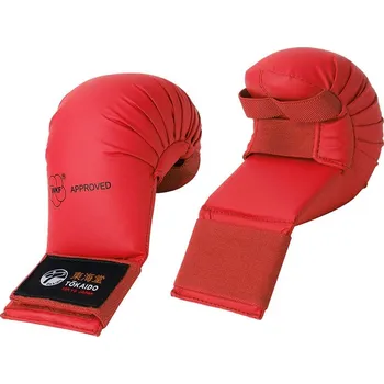 Chránič ruky a předloktí na box a bojový sport TOKAIDO SPARING RUKAVICE NA KARATE WKF approved Barva: Červená, Velikost: M