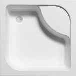 Polimat Čtvercová akrylátová sprchová vanička Tenor 2 80x80 (90x90) Barva: Bílá, Rozměry (cm): 90x90