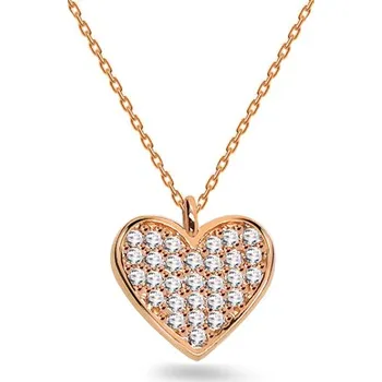 Náhrdelník Celebritka z růžového zlata srdíčko IZ20947R + dárkové balení LUXUS zdarma