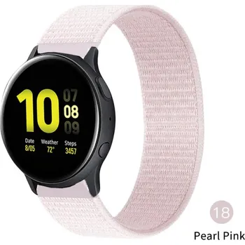 Příslušenství k chytrým hodinkám Nylonový Pásek Na Hodinky 20 Mm - Řemínek Varianta: Pearle Pink 18