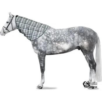 Deka pro koně Krk k dece Horze -NEVADA- - Šedá/Pastel zelená - S