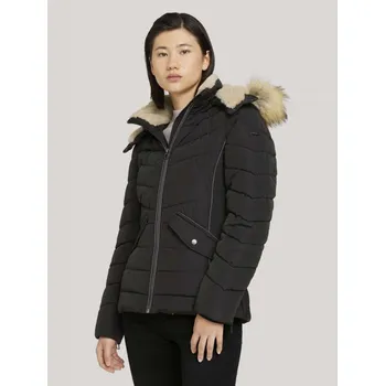 TOM TAILOR® DÁMSKÁ PROŠÍVANÁ BUNDA ČERNÁ L + DOPRAVA ZDARMA