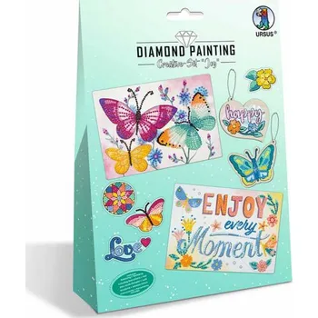 Diamantové malování URSUS Diamond Art Painting kreativní sada Motýli