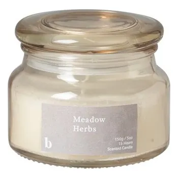 Svícen Vonná svíčka s vůní lučních bylinek doba hoření 15 h Broste APOTHE - Meadow Herbs hnědá