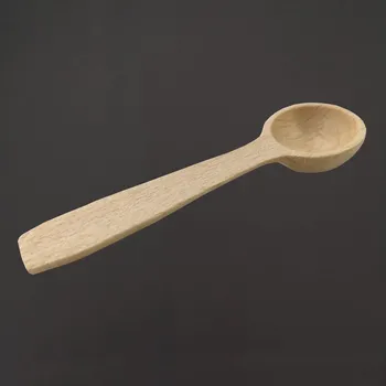 Příbor AMADEA Dřevěná lžička mini, masivní dřevo, délka 7,5 cm
