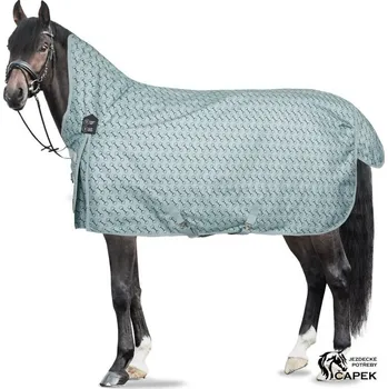 Deka pro koně Deka výběhová Horze -AVALANCHE BIT FLEECE- - Mustang Hnědá - 155cm