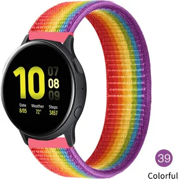 Příslušenství k chytrým hodinkám Nylonový Pásek Na Hodinky 20 Mm - Řemínek Varianta: Colorful 39