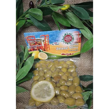 Rostlinný olej CRETAN FARMERS Olivy řecké zelené Citron 250 g