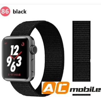 Příslušenství k chytrým hodinkám Nylonový Pásek Pro Apple Watch 42/44/45 Mm Možnosti: Black