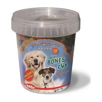 Pamlsek pro psa Nobby StarSnack Mini Bones Mix kyblík pamlsky pro psy 500g