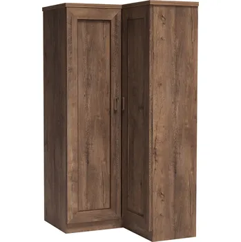 Obývací stěna Rohová skříň, dub lefkas, TEDY TYP T25