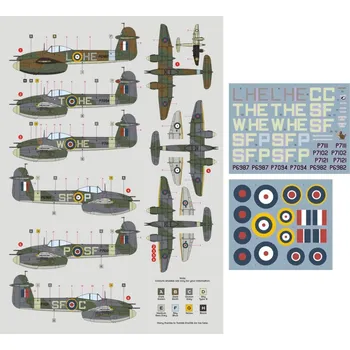 Plastikový model 1/48 Whirlwind Mk.I RAF Fighter/Bomber (6x camo)