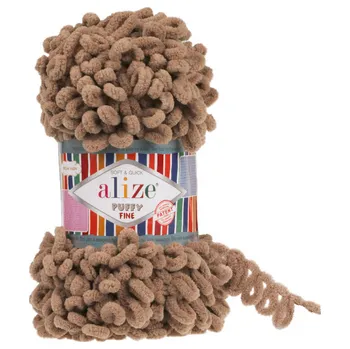 Galanterie Alize příze Puffy Fine 329 bílá káva