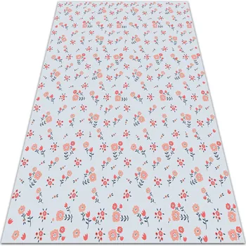 Koberec Módní univerzální vinylový koberec Venkovské květiny