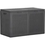 Zahradní úložný box s ratanovým…