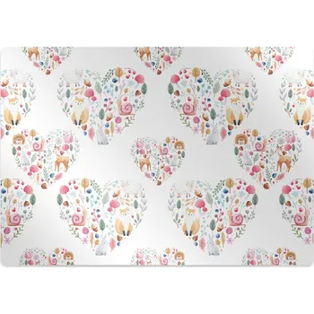 Podložka pod nábytek Ochranná podložka pod židli Fox Rabbit Heart