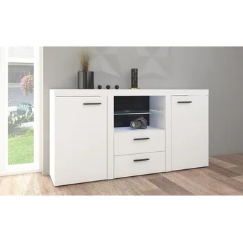 Komoda Kombinovaná komoda Rumba - bílá