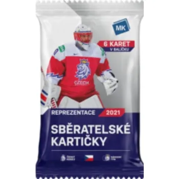 Karetní hra Hokejové karty Český národní tým 2021 - retail balíček