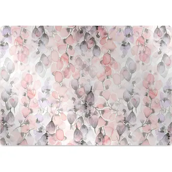 Podložka pod nábytek Podložka pod kolečkovou židli květiny malované