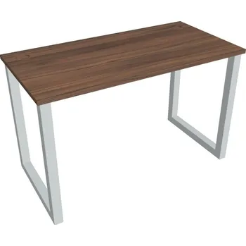 Kancelářský vozík HOBIS kancelářský stůl rovný - UE O 1200, hloubka 60 cm, ořech + doprava zdarma