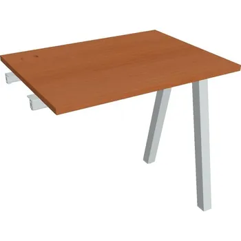 Kancelářský vozík HOBIS přídavný stůl rovný - UE A 800 R, hloubka 60 cm, třešeň + doprava zdarma