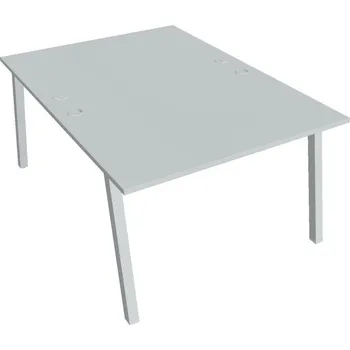 Kancelářský vozík HOBIS kancelářský stůl zdvojený - USD A 1200, šedá + doprava zdarma