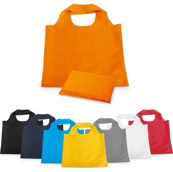 Nákupní taška FOLA. Skládací taška z polyesteru 190T 15 bez potisku bez potisku