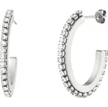 ORNAMENTI Náušnice Zirconia Oval silver