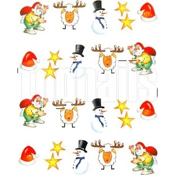 Hračka pro nejmenší Vánoční vodolepky V-CH 061