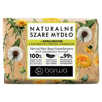 Mýdlo Barwa Cosmetics přírodní šedé mýdlo s extraktem z pampelišky, 90 g