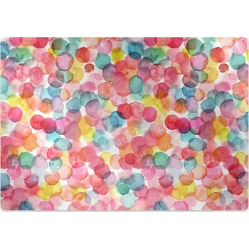 Podložka pod nábytek Ochranná podložka pod židli barevné bubliny