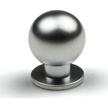 Interex Úchytka knopka ROUND 18 / Chrom matný