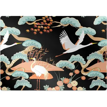 Podložka pod nábytek Podložka pod kolečkovou židli malované volavky