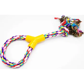 Hračka pro psa Hračka přetahovadlo bavlna/plast cca 40cm